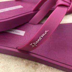 Ipanema rubber sandals.